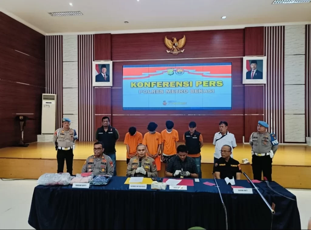 Timbulkan Korban Tewas, Polisi Tangkap 4 Pelaku Tawuran, Satu Diantaranya Masih Di Bawah Umur