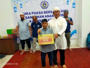 Askab PSSI Kabupaten Bekasi Ajak Anak Yatim Buka Puasa Bersama