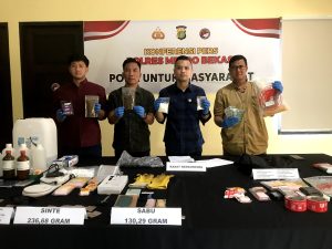 Sat Resnarkoba Polres Metro Bekasi Bekuk Jaringan Narkoba Lintas Wilayah, 6 Tersangka Diamankan