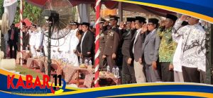 Kapolsek Setu Hadiri Upacara Pengibaran Bendera Merah Putih HUT RI Ke-80