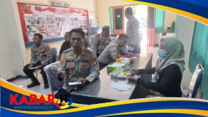 Kapolsek Cibarusah Tekankan Pentingnya Pemeriksaan Kesehatan Rutin Bagi Anggota