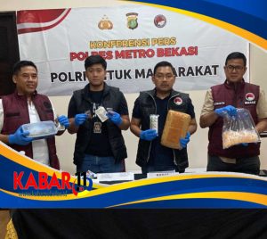 Polres Metro Bekasi Ungkap Peredaran Narkotika Jenis Sabu, Ganja, Sinte, dan Liquid Sinte dalam Kurun Waktu Dua Bulan
