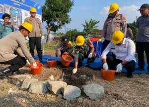 Polres Metro Bekasi Gelar Groundbreaking SPPG Di Wilkum Cikarang Barat