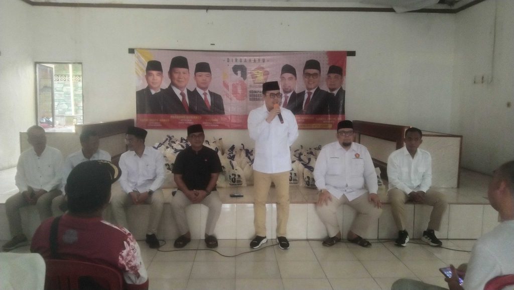 HUT Ke-18, Gerindra Fokus Baksos dan Peduli Lingkungan