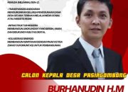 Burhanudin H.M Alias Vikay Optimis Calonkan Diri Sebagai Kades Pasirgombong Kecamatan Cikarang Utara