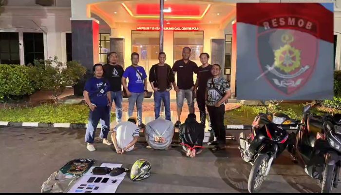 Tiga Pelaku Penyiram Air Keras Diringkus Polisi