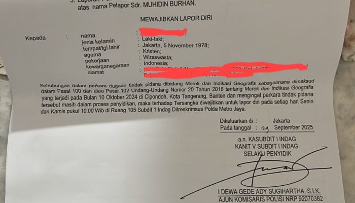 Kasus IH Terkatung-katung, Penyidik Dirkrimsus Polda Metro Jaya Tidak Profesional
