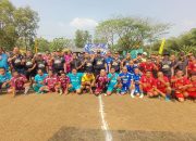 HUT Bhayangkara Ke-80, Polsek Serangbaru Helat Turnamen Sepakbola Kapolsek Cup Usia 40 Tahun
