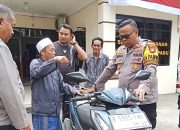 5 Bulan Hilang, Polsek Serangbaru Kembalikan Sepeda Motor Hasil OKJ kepada Pemiliknya